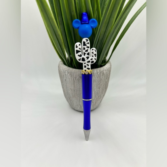 🦋🤠 Mickey Country Beaded Pen - Picture 2 of 2